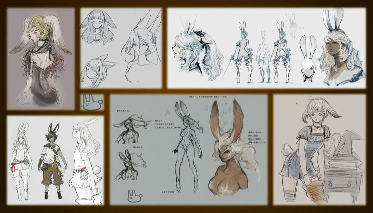 Viera Concept Art from Final Fantasy XIV: Shadowbringers