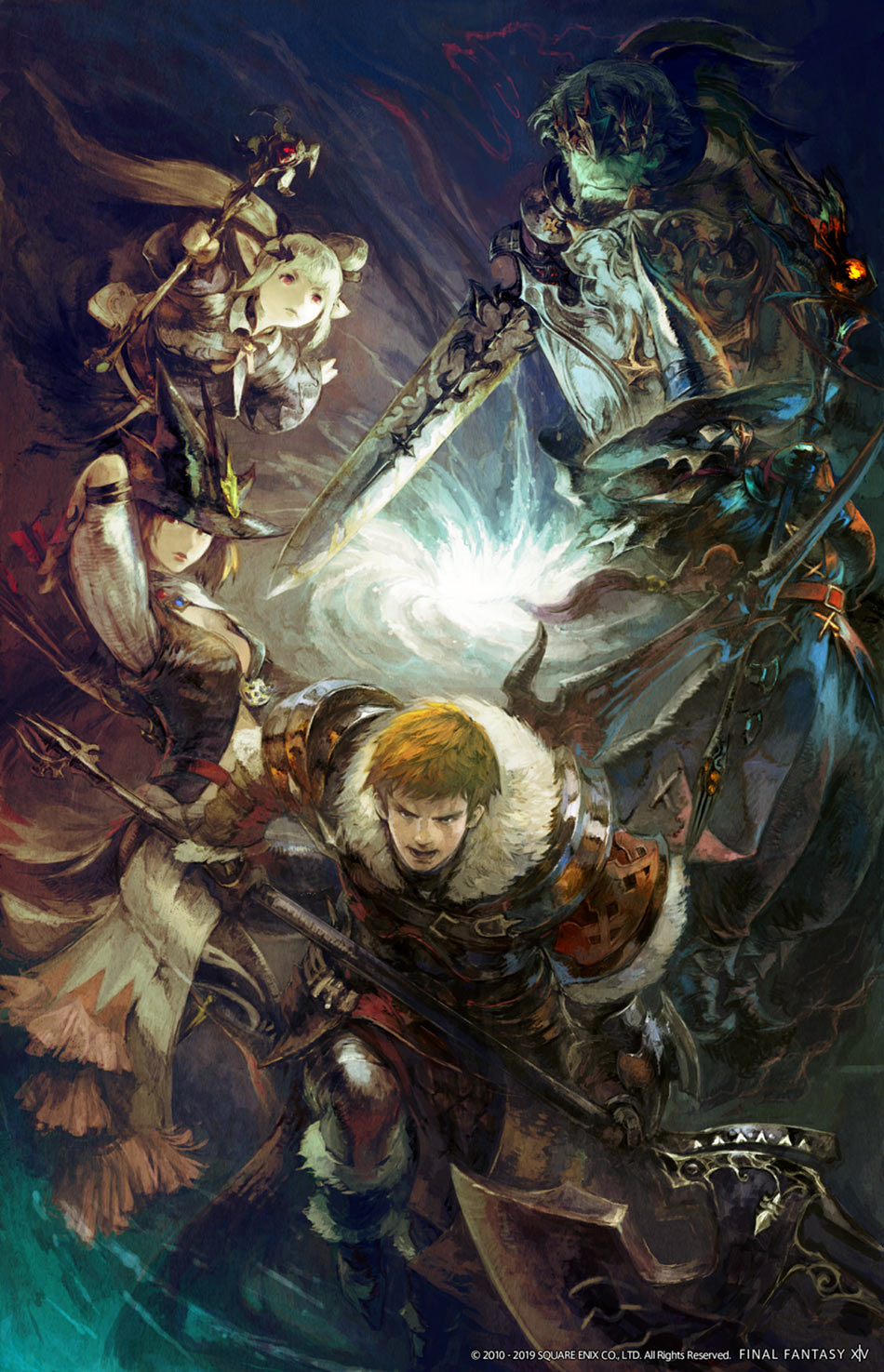 Warriors of Darkness Poster from Final Fantasy XIV: Shadowbringers