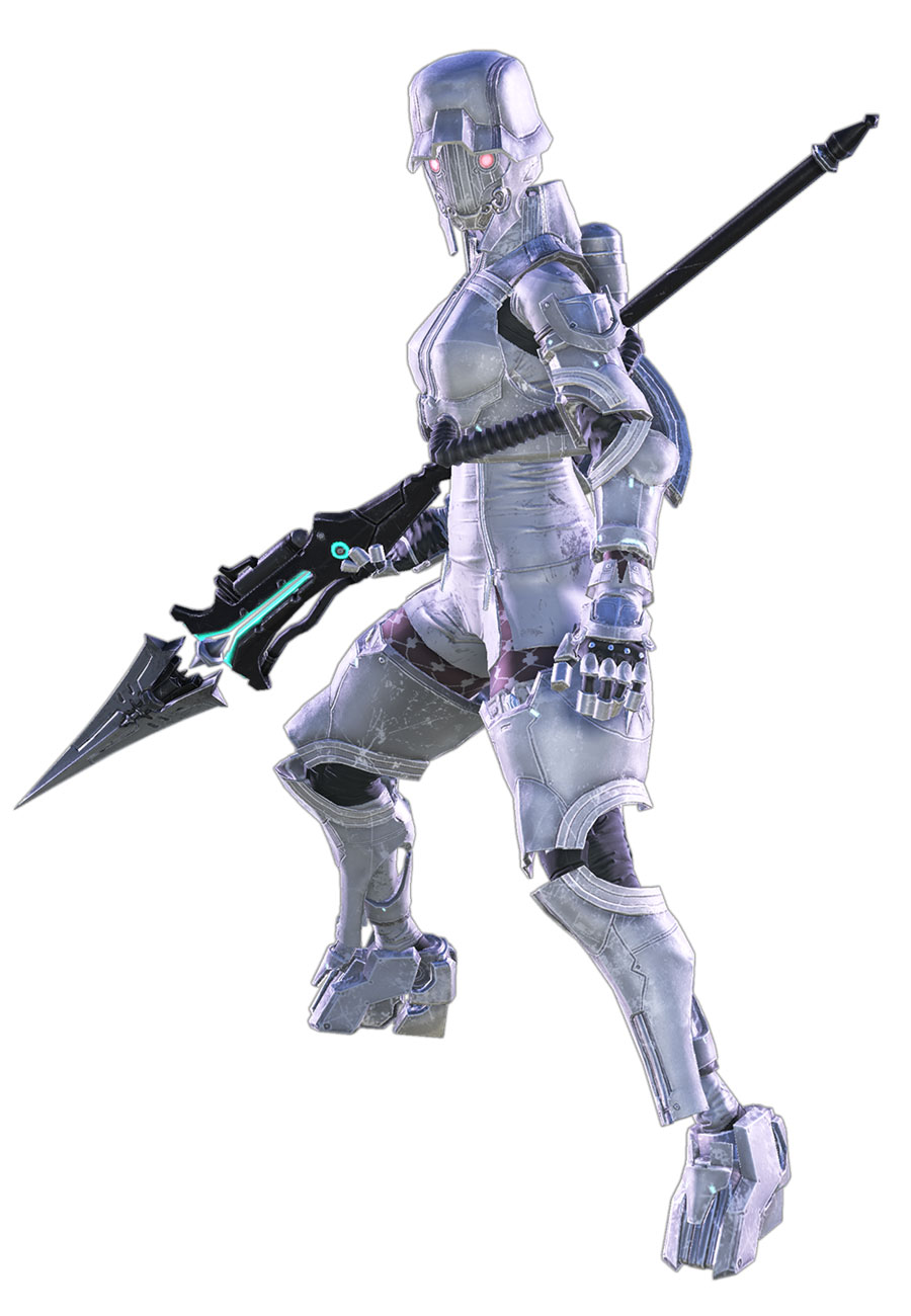 YoRHa Close-Combat Unit: Spear Art from Final Fantasy XIV: Shadowbringers