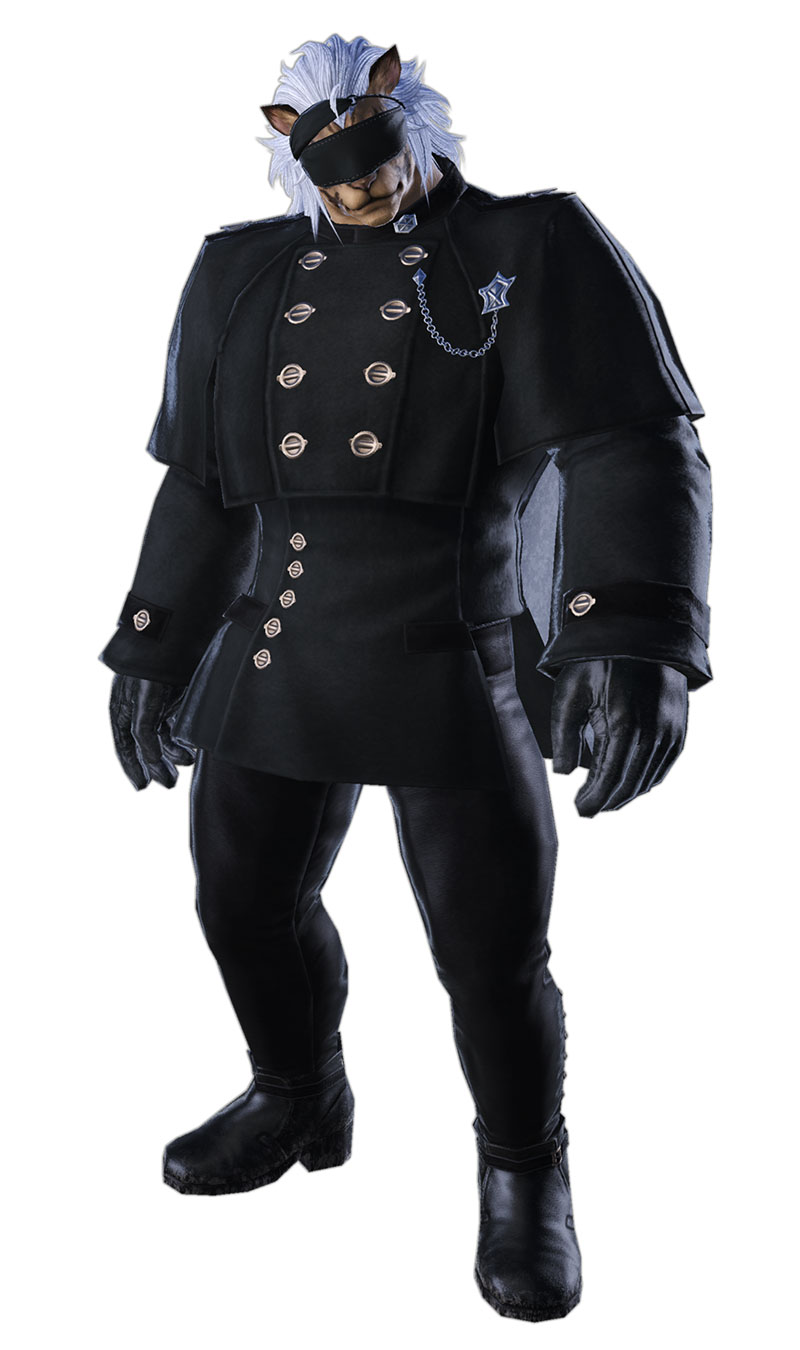Hrothgar YoRHa Gear Render from Final Fantasy XIV: Shadowbringers