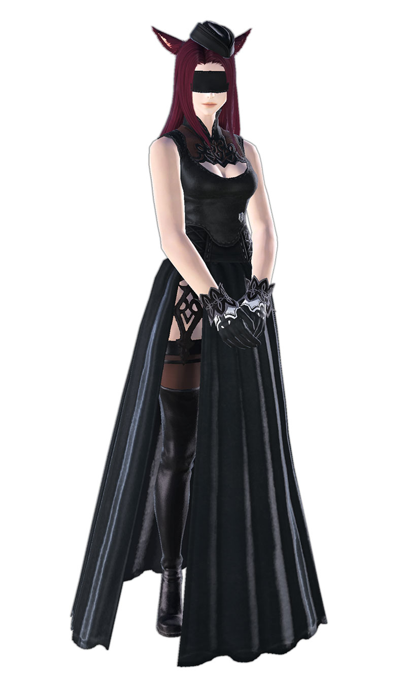 Female Miqo'te YoRHa Gear Render from Final Fantasy XIV: Shadowbringers