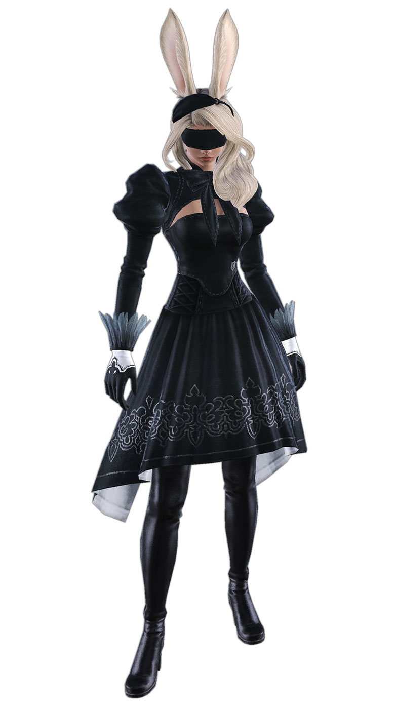 Viera YoRHa Gear Render from Final Fantasy XIV: Shadowbringers