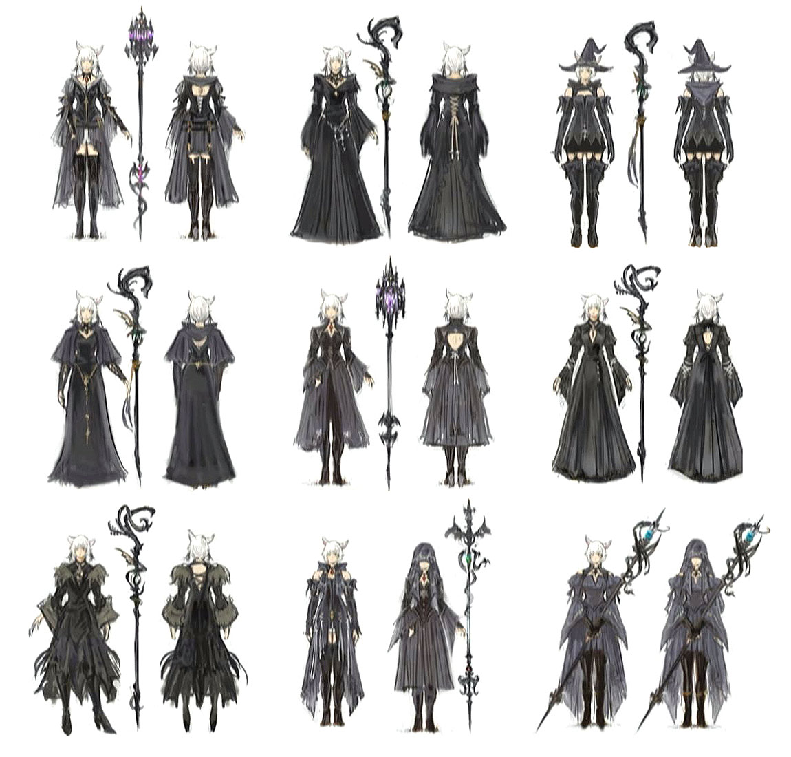 Y'shtola Roughs from Final Fantasy XIV: Shadowbringers