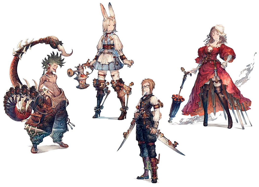 Characters Art from Lost Order
