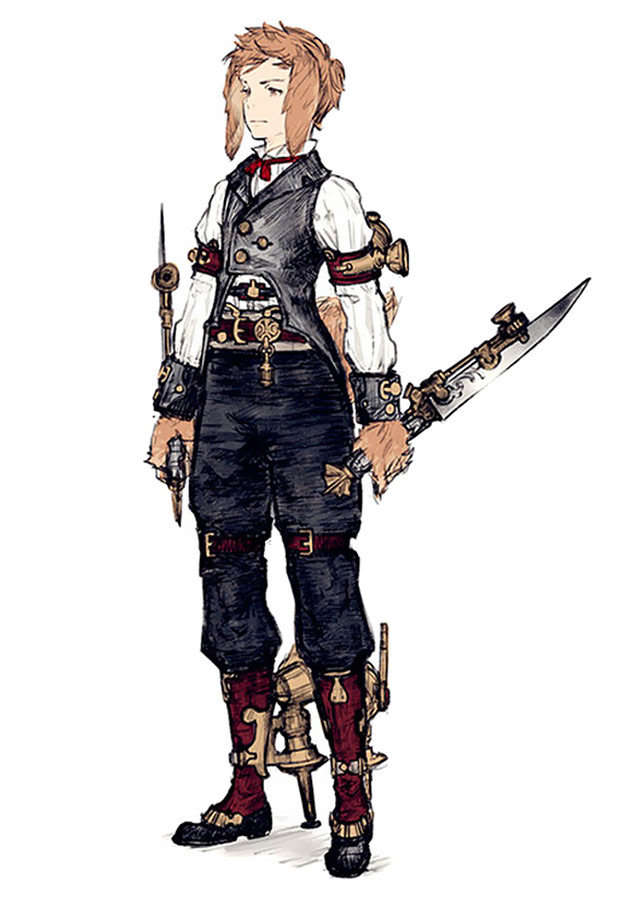 Fin Character Art from Lost Order