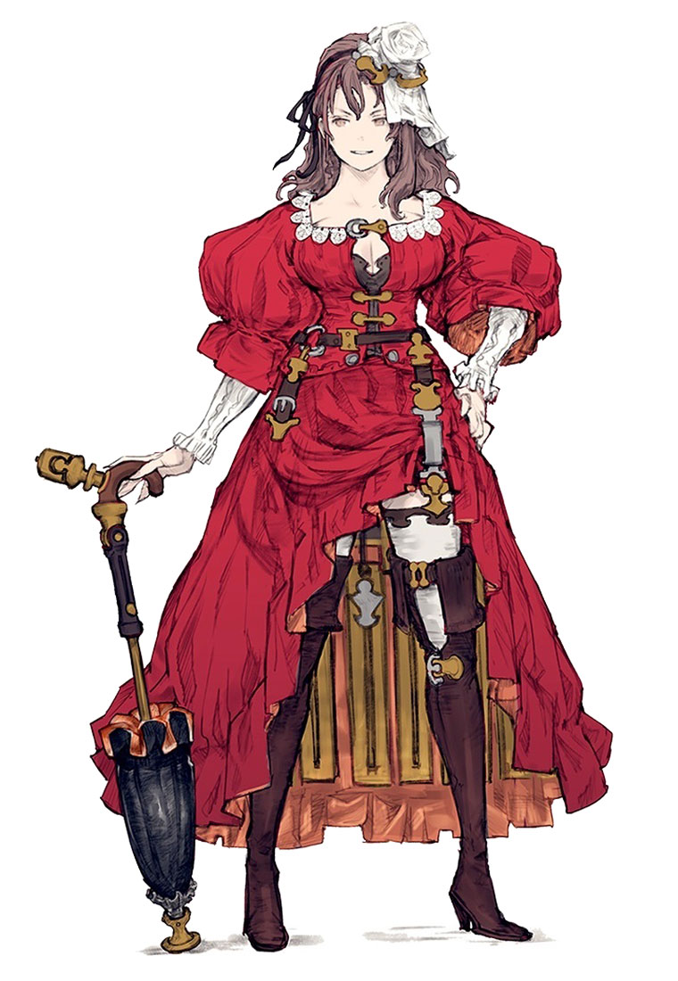 Heather Character Art from Lost Order