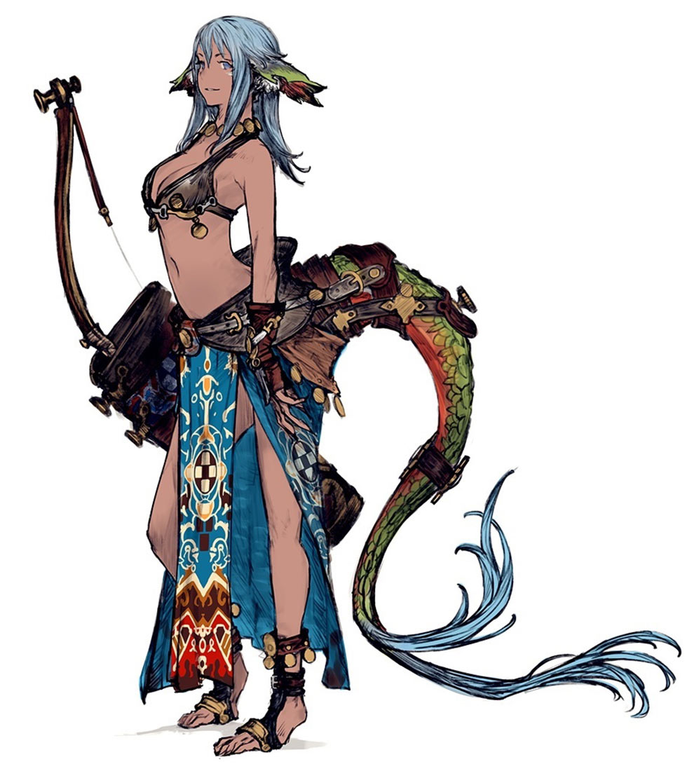 Rekenauru Character Art from Lost Order