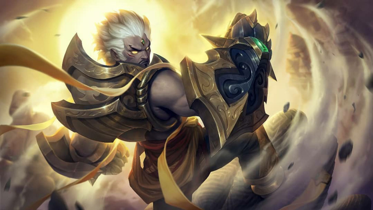 Gatotkaca Concept Art from Mobile Legends: Bang Bang
