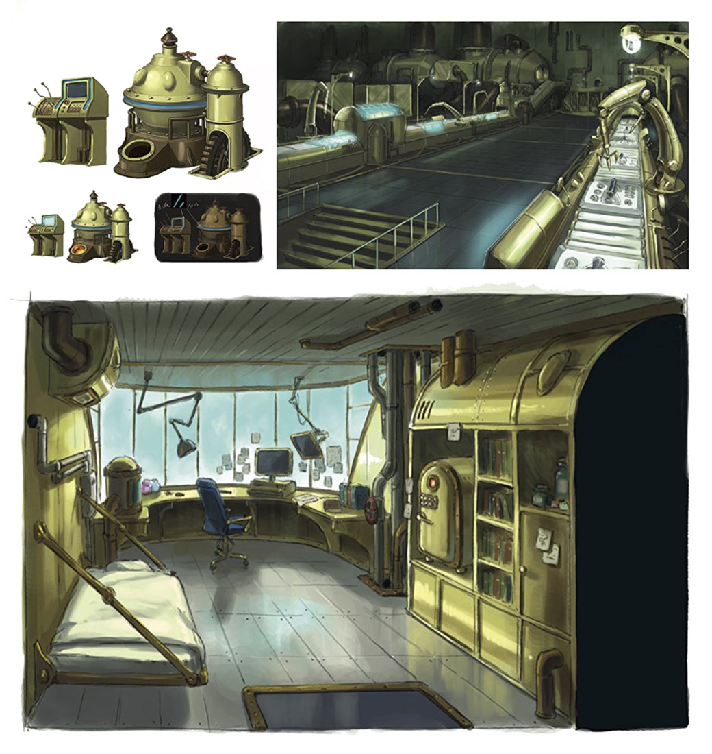 Environment Designs Concept Art from Ni no Kuni II: Revenant Kingdom