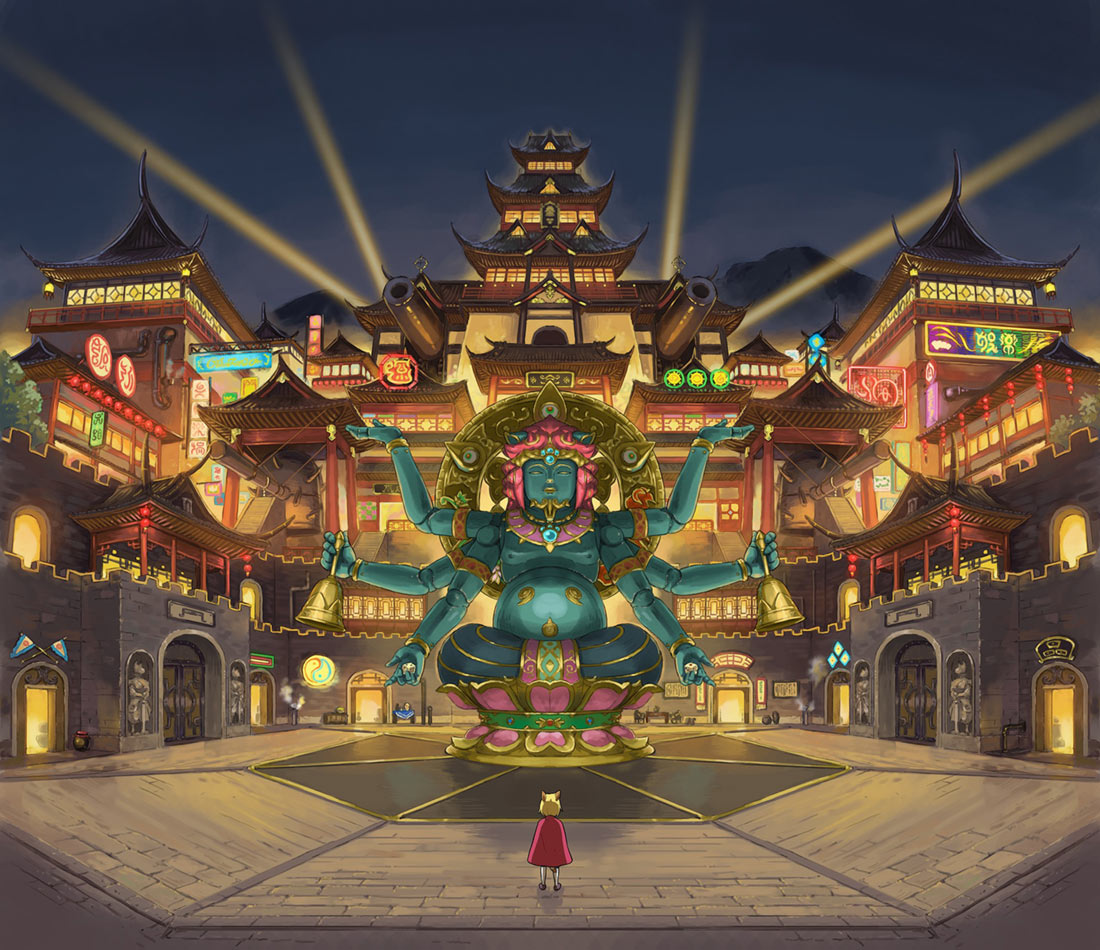 Goldpaw Concept Art from Ni no Kuni II: Revenant Kingdom