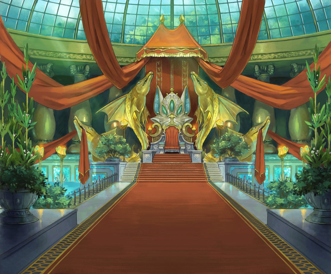 Throne Concept Art from Ni no Kuni II: Revenant Kingdom