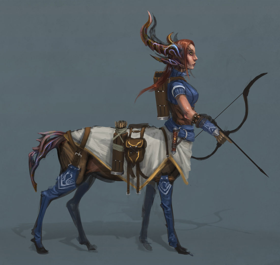 Coalhorn Centaur Art from Outward