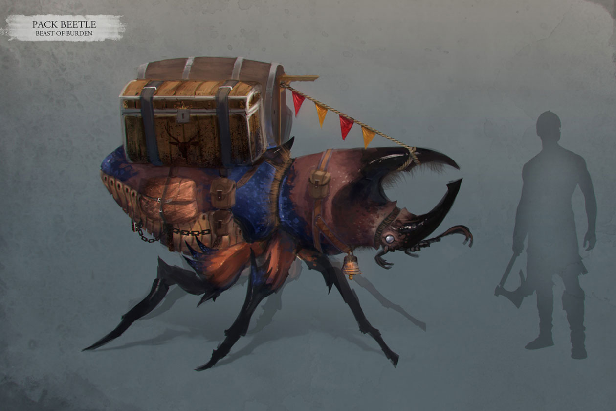 Pack Beetle Art from Outward