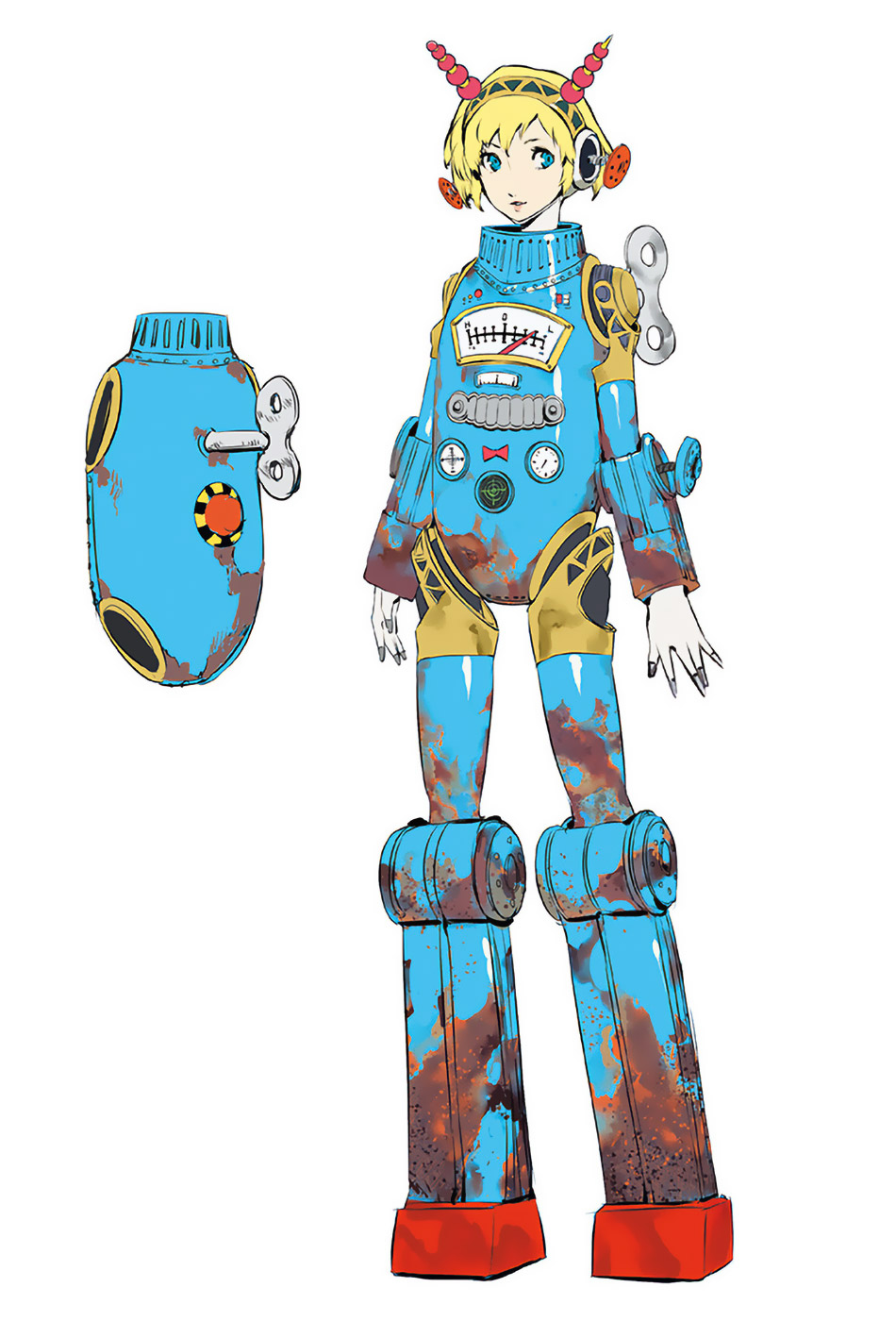 Aegis Tin Suit Art from Persona 3: Dancing in Moonlight