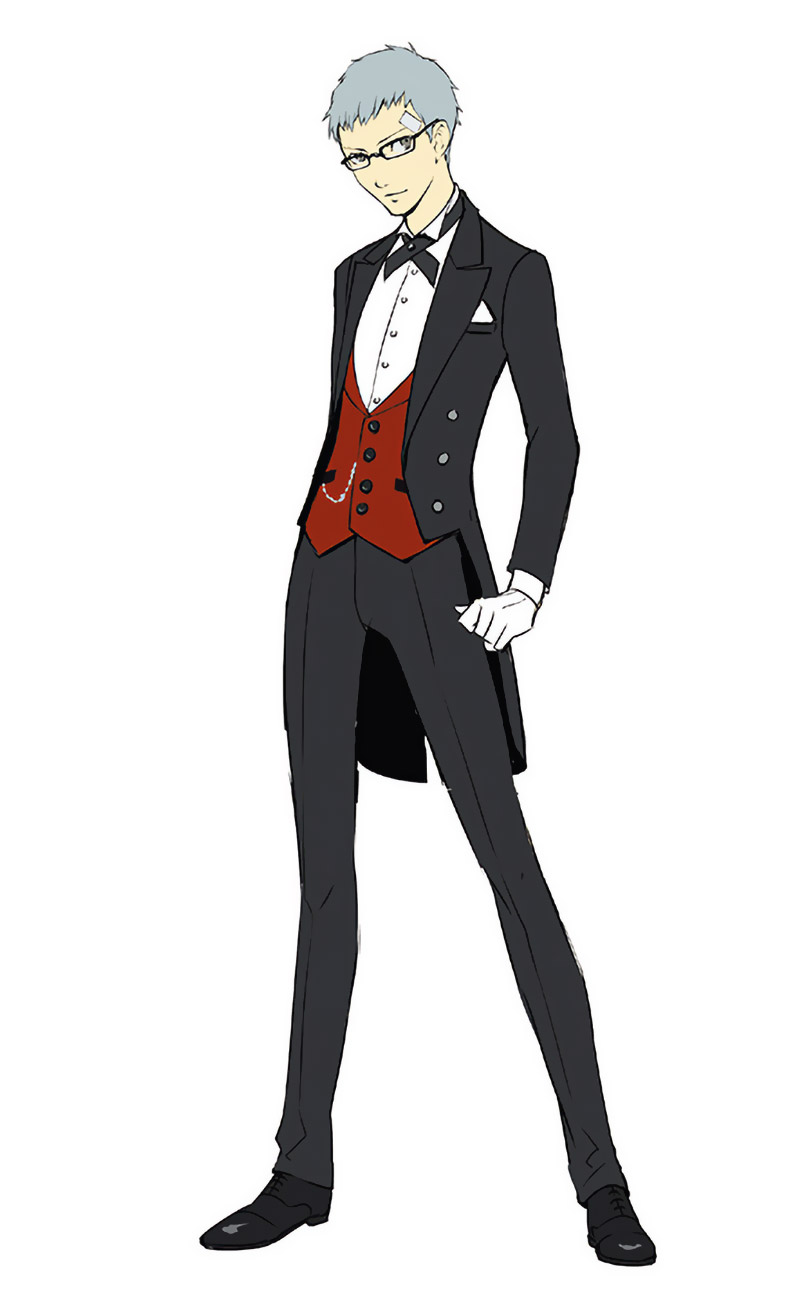 Akihiko Sanada Butler Suit Art from Persona 3: Dancing in Moonlight