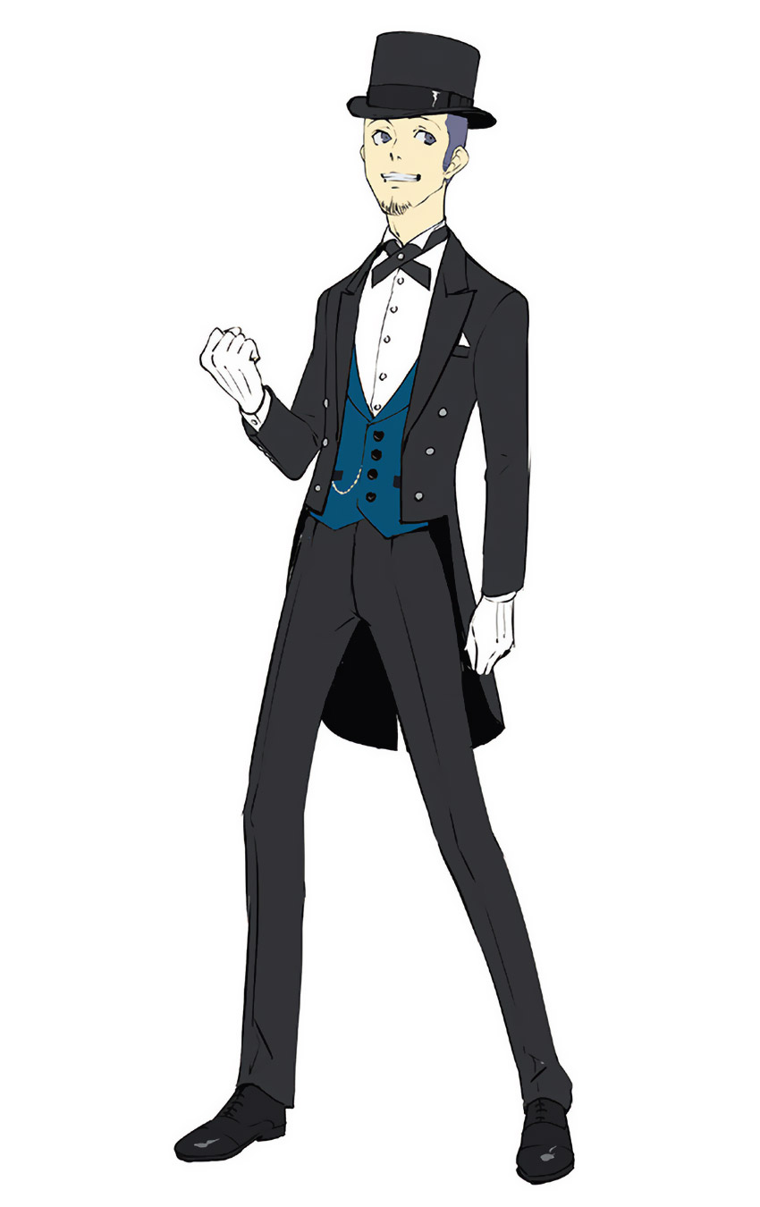Junpei Iori Butler Suit Art from Persona 3: Dancing in Moonlight