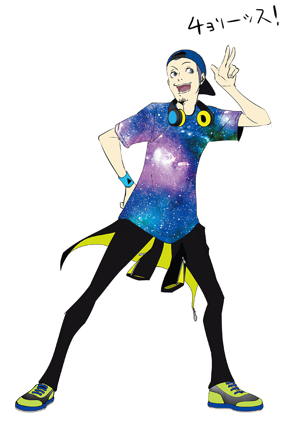 Junpei Iori Concept Art from Persona 3: Dancing in Moonlight