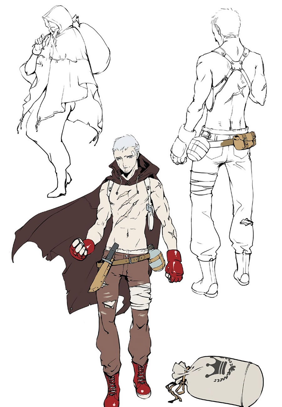 Akihiko Concept Artwork from Persona 4 Arena Ultimax