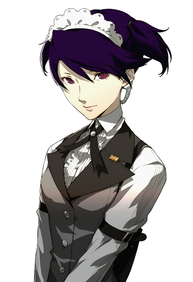 Kikuno Portrait Concept Art from Persona 4 Arena Ultimax