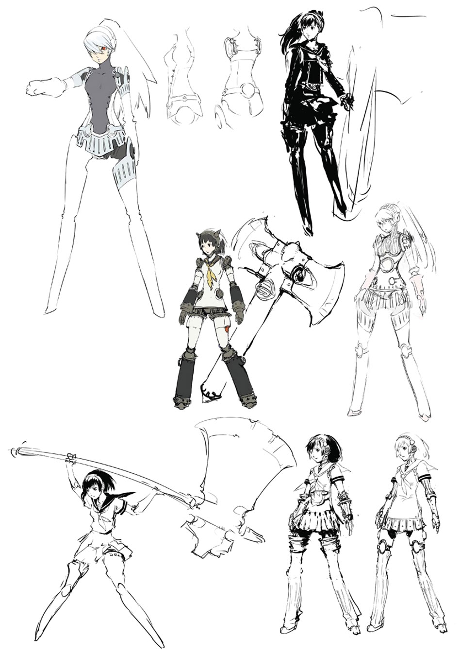 Labrys Concept Artwork from Persona 4 Arena Ultimax