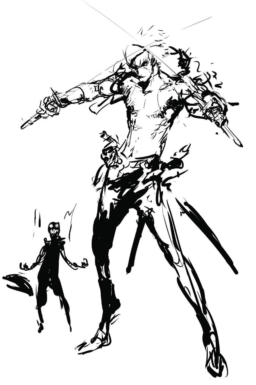 Sho Concept Artwork from Persona 4 Arena Ultimax