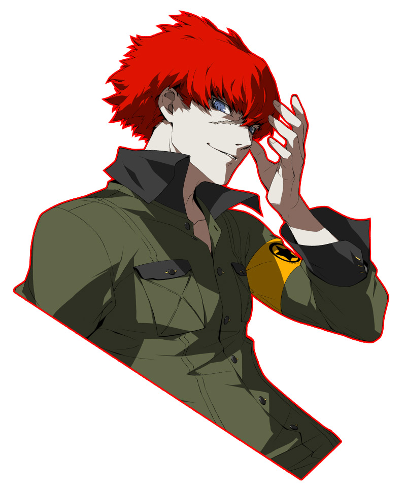 Sho Other Self Portrait Concept Art from Persona 4 Arena Ultimax