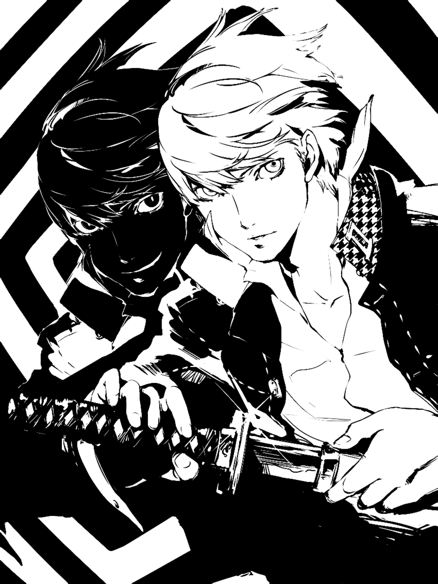 Yu Illustration from Persona 4 Arena Ultimax