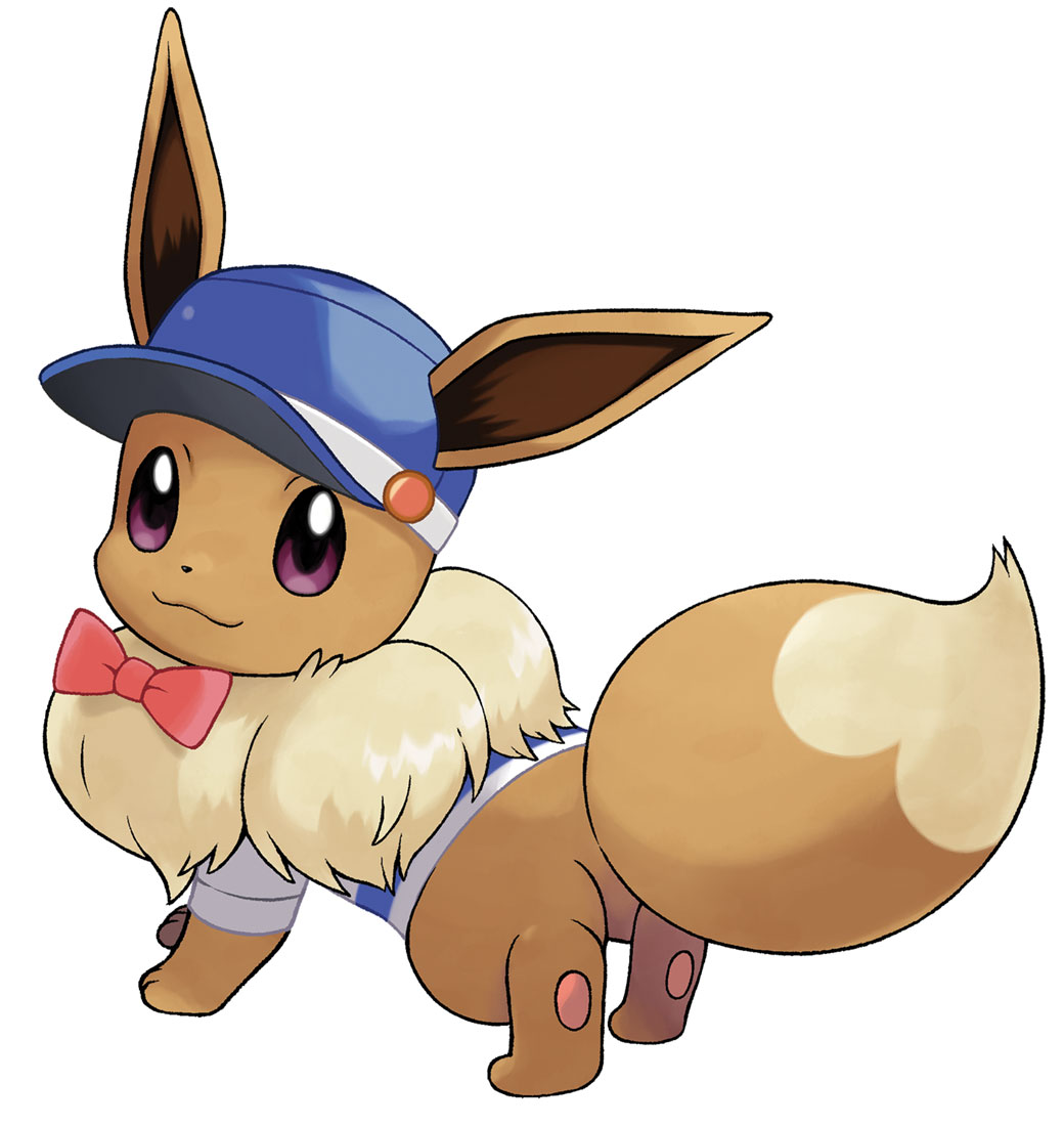 Eevee Clothing Concept Art from Pokémon: Let's Go, Pikachu! & Let's Go, Eevee!