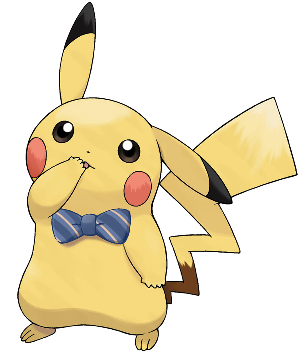 Pikachu Accessories Concept Art from Pokémon: Let's Go, Pikachu! & Let's Go, Eevee!