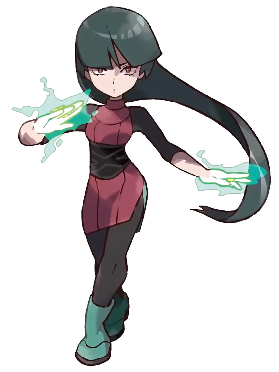 Sabrina Concept Art from Pokémon: Let's Go, Pikachu! & Let's Go, Eevee!