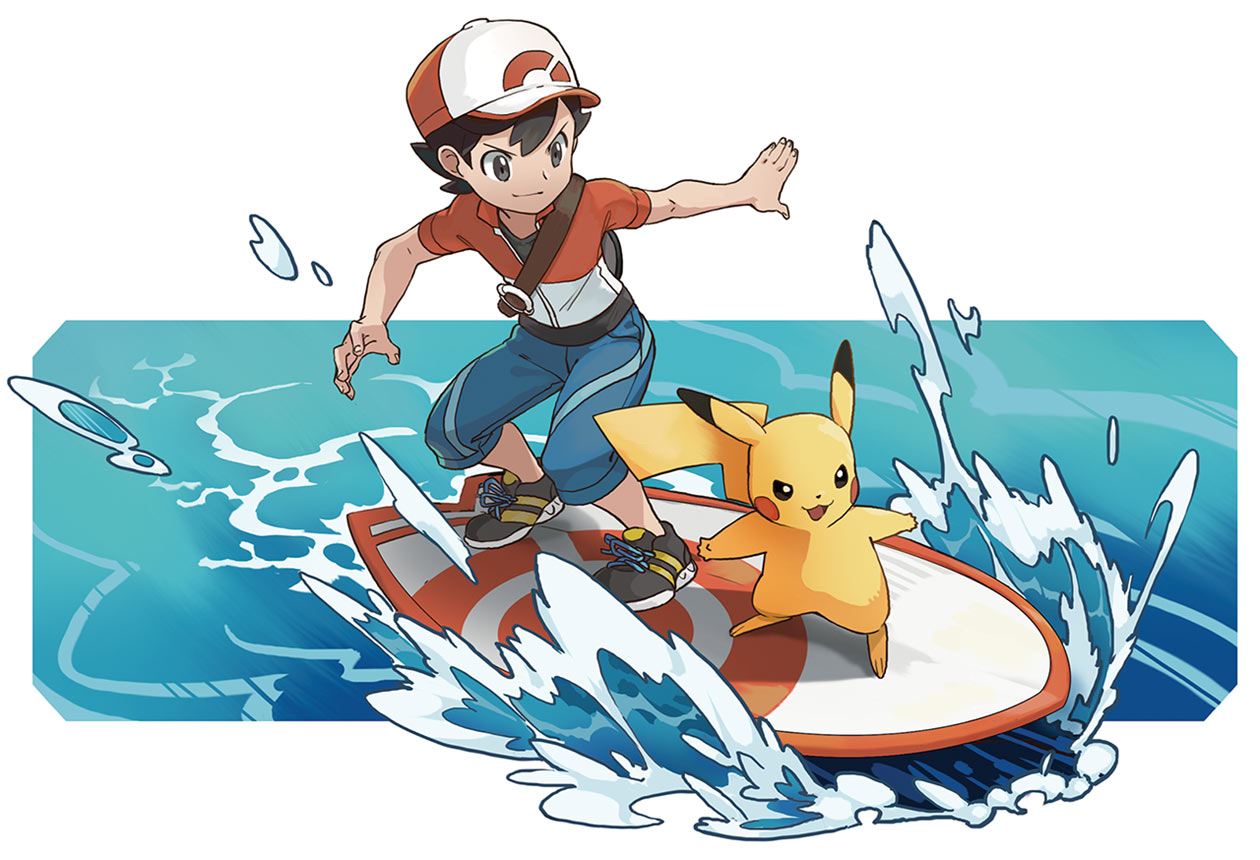 Sea Skim Concept Art from Pokémon: Let's Go, Pikachu! & Let's Go, Eevee!