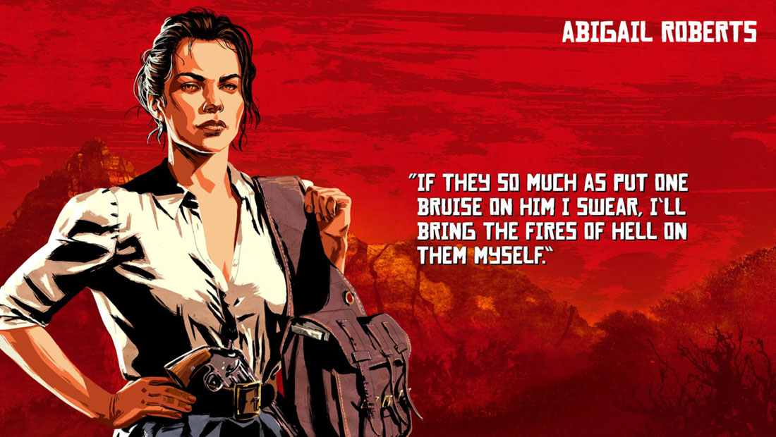 Abigail Roberts Concept Art from Red Dead Redemption 2