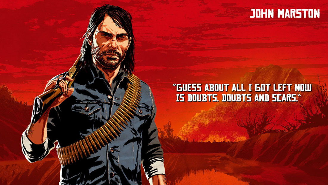 John Marston Concept Art from Red Dead Redemption 2