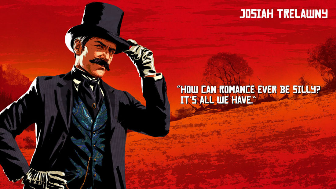 Josiah Trelawny Concept Art from Red Dead Redemption 2