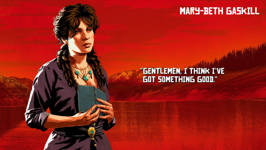 Mary-Beth Gaskill Concept Art from Red Dead Redemption 2