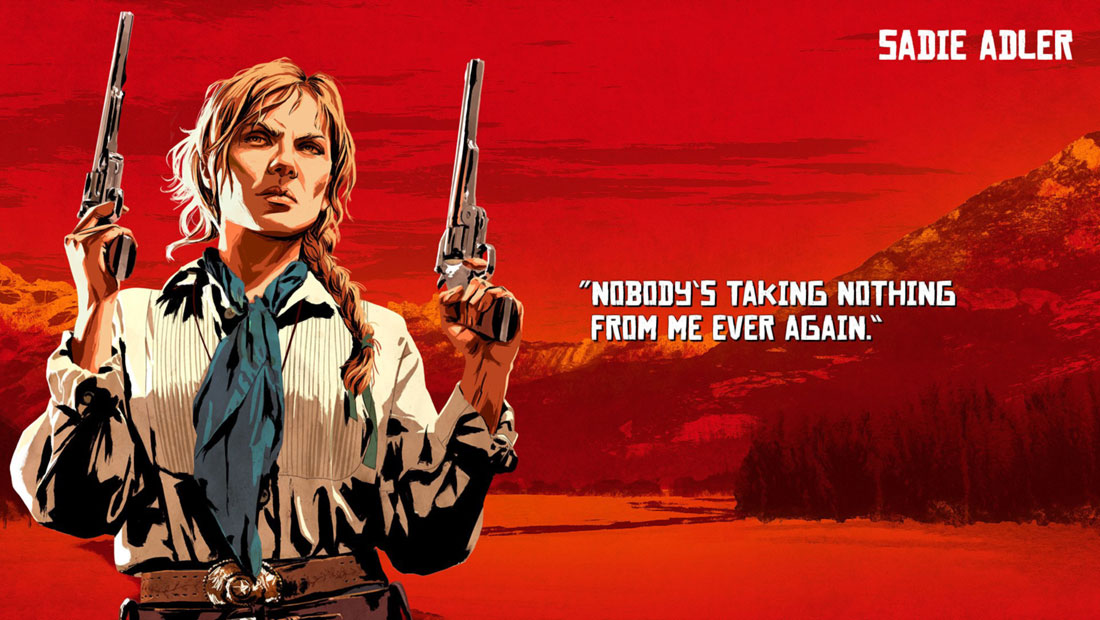 Sadie Adler Concept Art from Red Dead Redemption 2