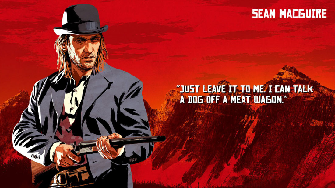 Sean Macguire Concept Art from Red Dead Redemption 2