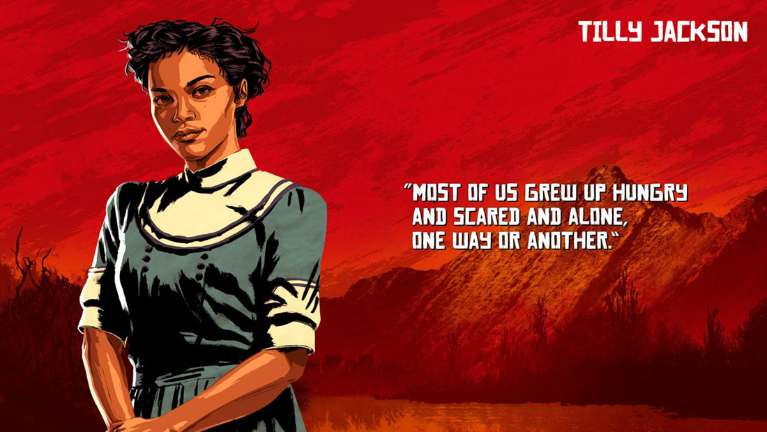 Tilly Jackson Concept Art from Red Dead Redemption 2