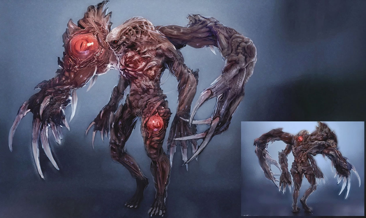 G (Stage 3) Concept Art from Resident Evil 2 (2019)