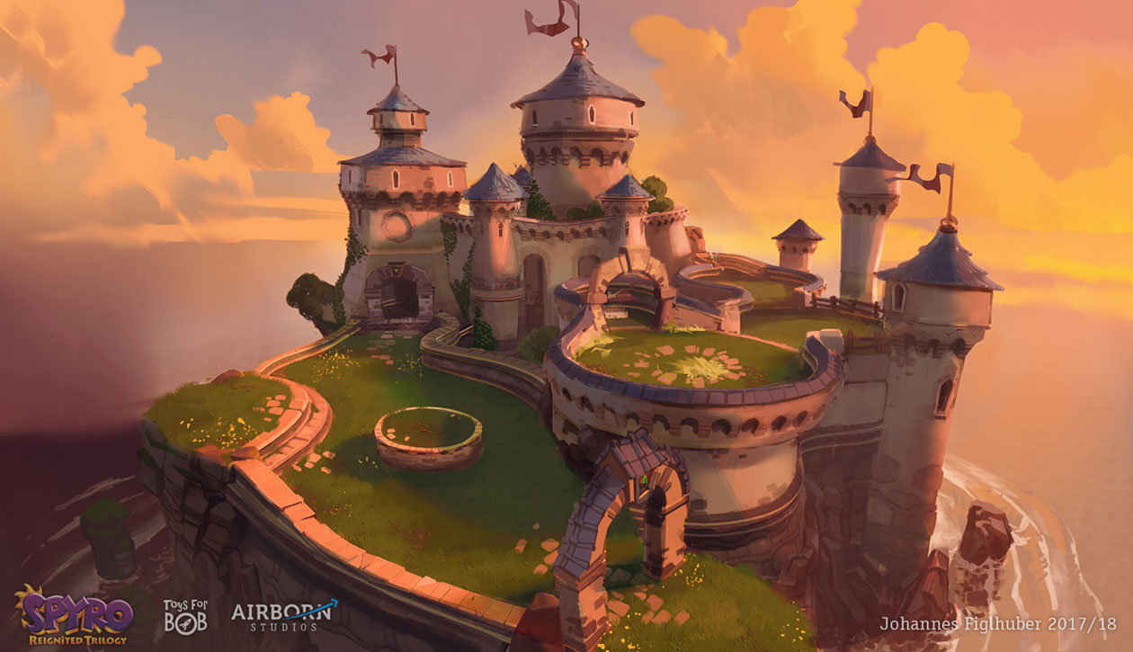 Artisans Homeworld, Toasty Art from Spyro Reignited Trilogy