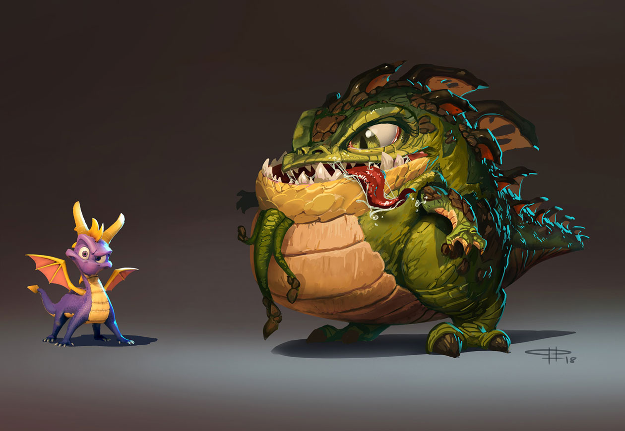 Buzz Art from Spyro Reignited Trilogy