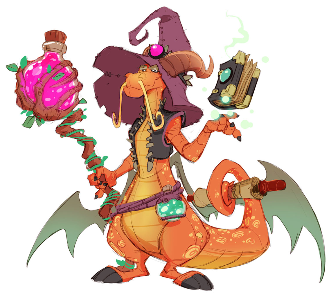 Cedric Concept Artwork from Spyro Reignited Trilogy