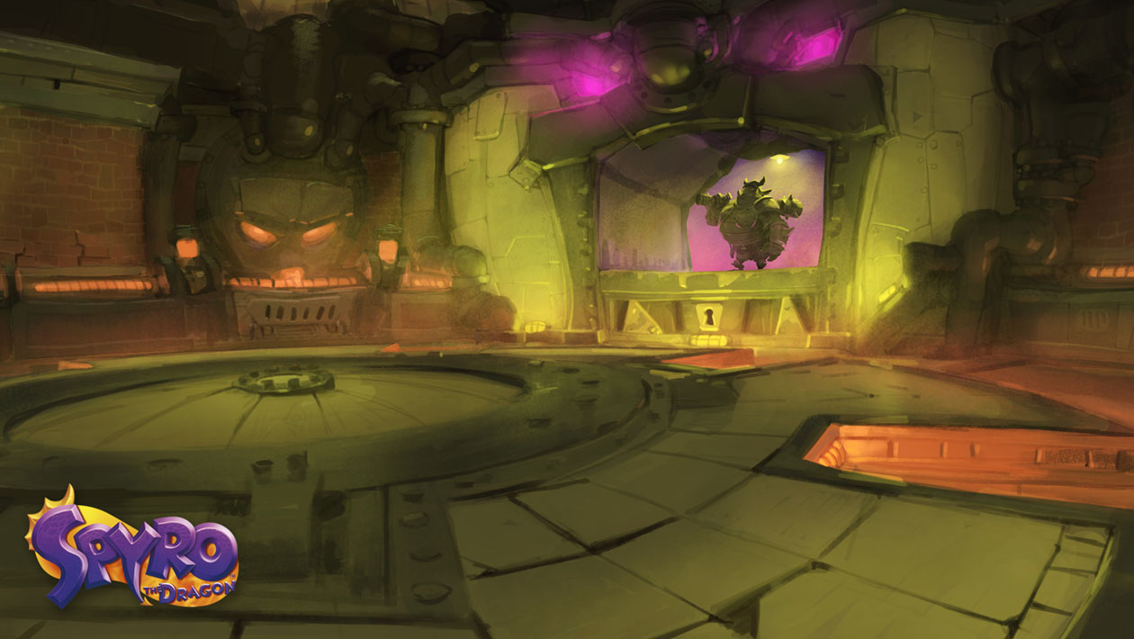 Gnorc Nexus, Gnasty Gnorc Art from Spyro Reignited Trilogy