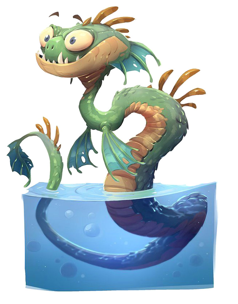 Icy Speedway Serpent Art from Spyro Reignited Trilogy