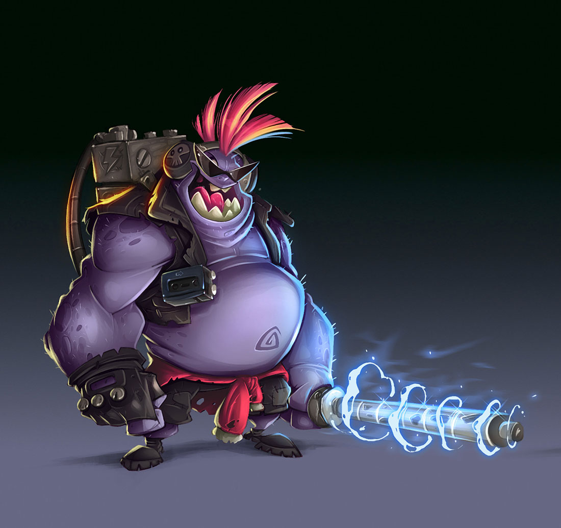 Laser Gnorc Art from Spyro Reignited Trilogy