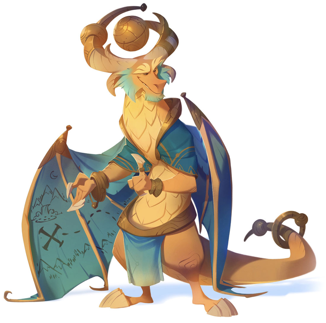 Lucas Dragon Art from Spyro Reignited Trilogy