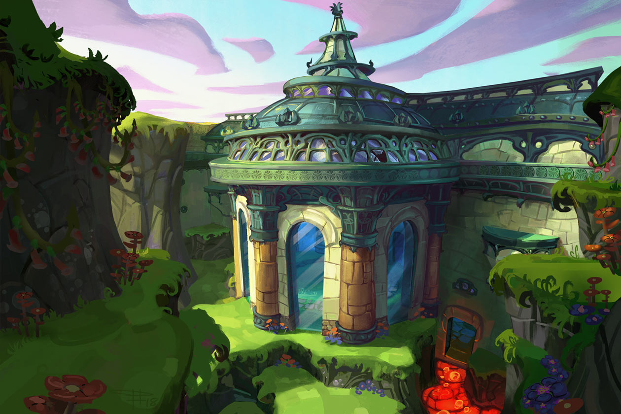Midday Gardens, Sergeant Byrd Base Art from Spyro Reignited Trilogy