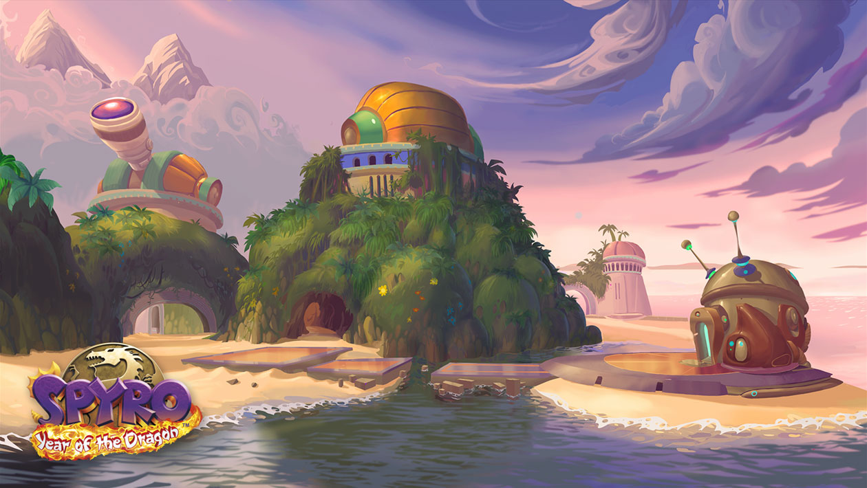Midnight Mountain, Agent 9's Lab Art from Spyro Reignited Trilogy