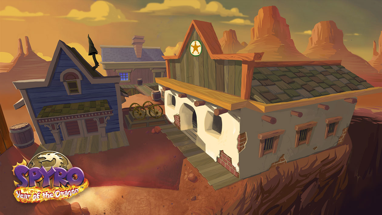 Midnight Mountain, Dino Mines Art from Spyro Reignited Trilogy