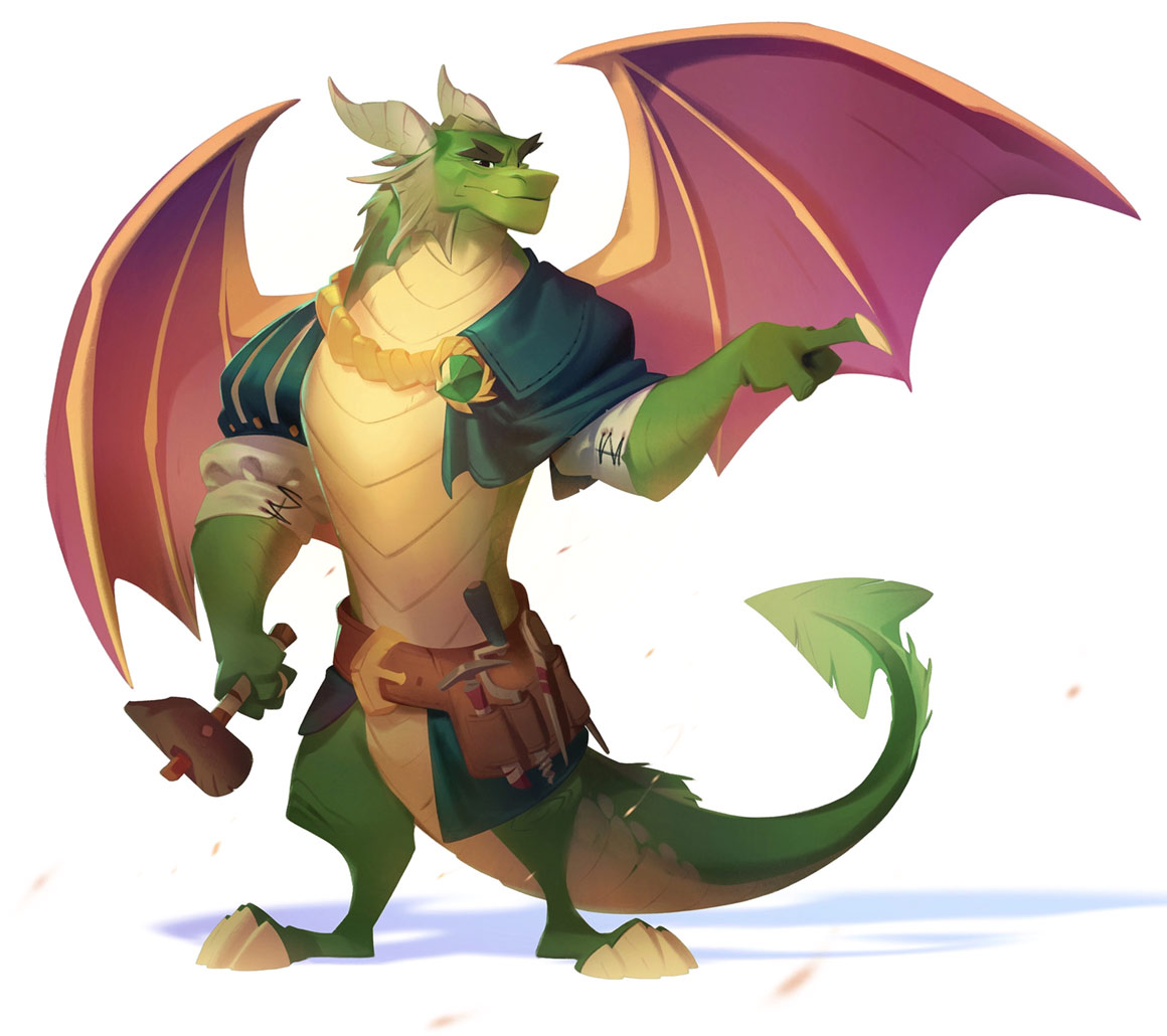 Nestor Dragon Art from Spyro Reignited Trilogy